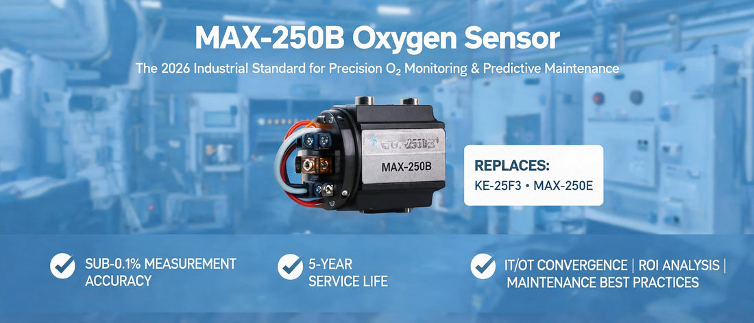MAX-250B Oxygen Sensor: The 2026 Industrial Standard for Precision O₂ Monitoring & Predictive Maintenance