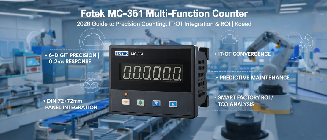 Fotek MC-361 Multi-Function Counter: 2026 Guide to Precision Counting, IT/OT Integration & ROI | Koeed