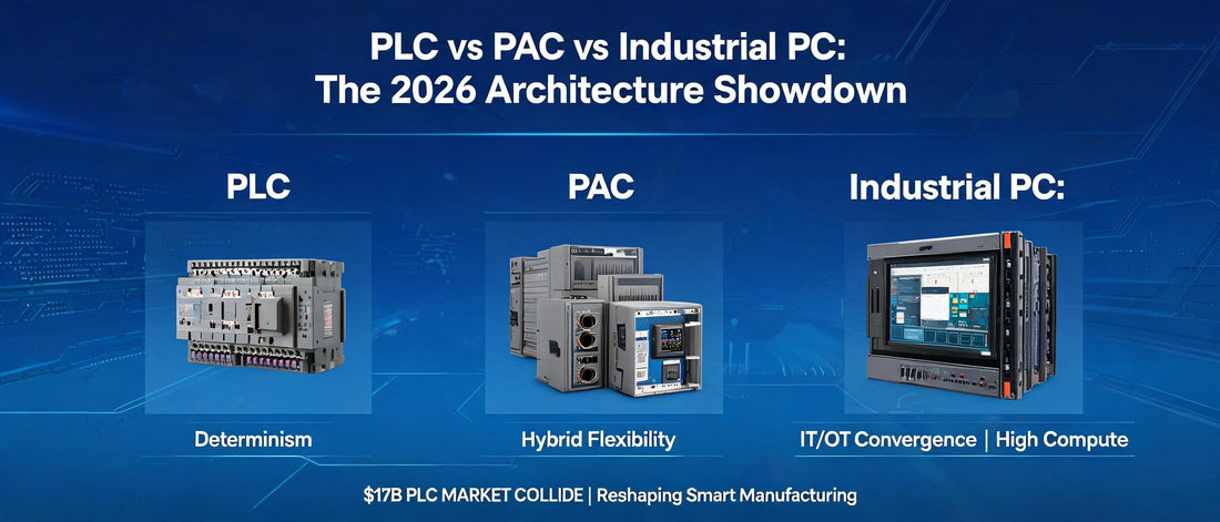 PLC vs PAC vs Industrial PC: The 2026 Architecture Showdown
