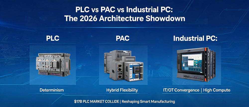 PLC vs PAC vs Industrial PC: The 2026 Architecture Showdown