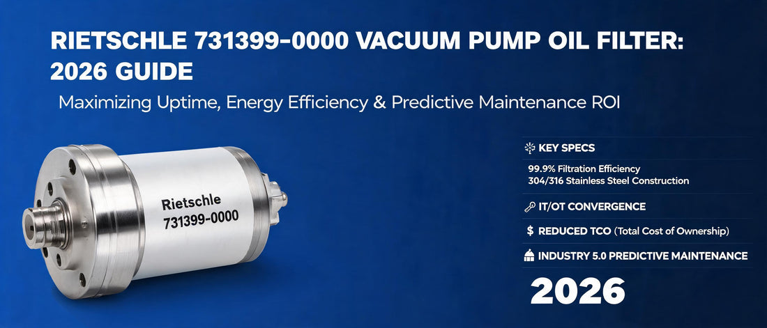 Rietschle 731399-0000 Vacuum Pump Oil Filter: 2026 Guide to Maximizing Uptime, Energy Efficiency & Predictive Maintenance ROI