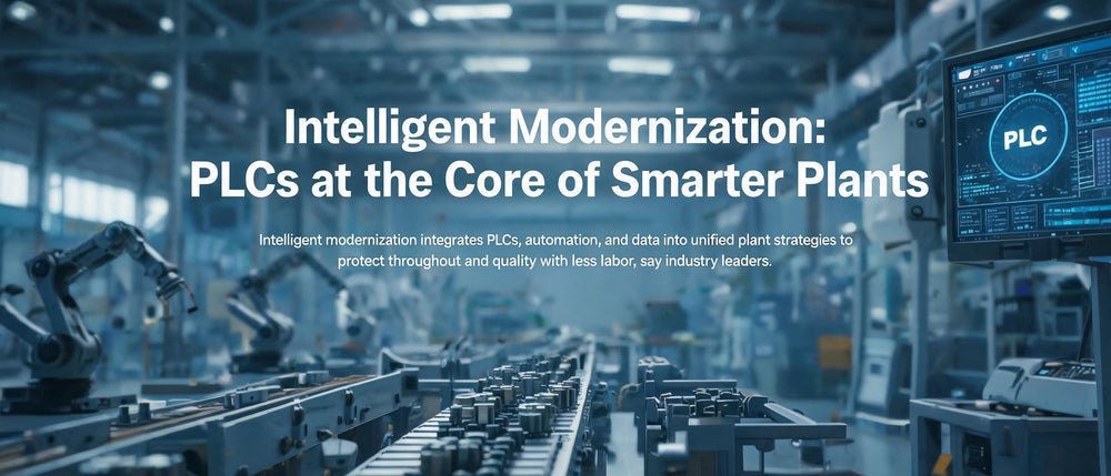 Intelligent Modernization: PLCs at the Core of Smarter Plants