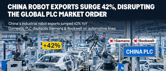 China Robot Exports Surge 42%, Disrupting the Global PLC Market Order