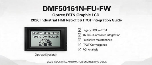 DMF50161N-FU-FW Optrex FSTN Graphic LCD: 2026 Industrial HMI Retrofit & IT/OT Integration Guide