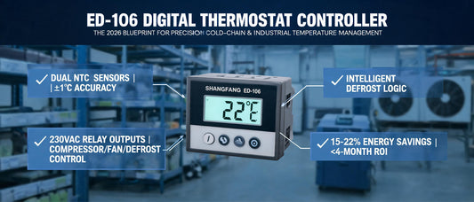 ED-106 Digital Thermostat Controller: The 2026 Blueprint for Precision Cold-Chain & Industrial Temperature Management