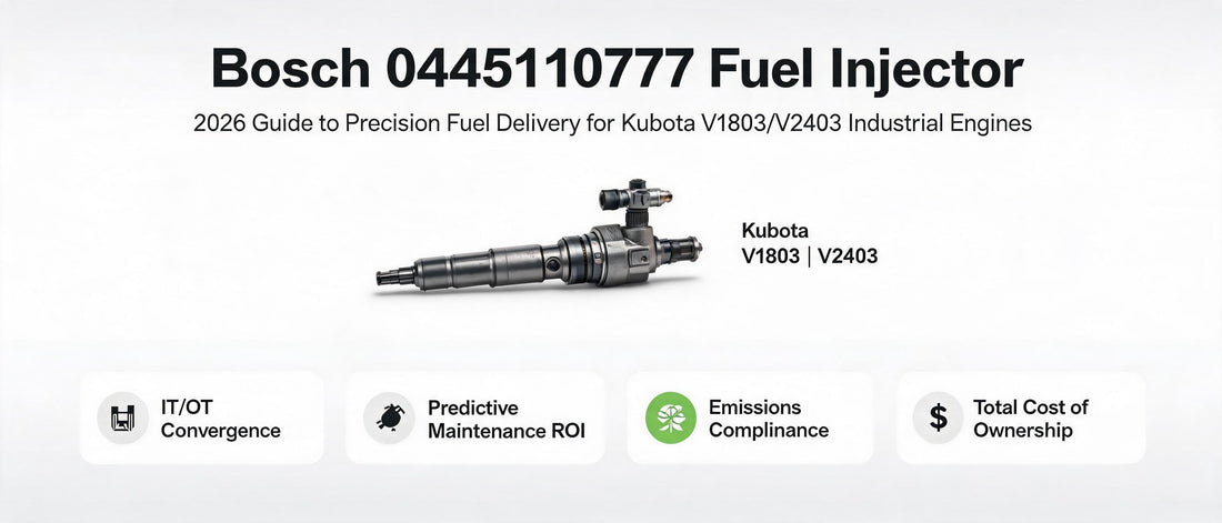 Bosch 0445110777 Fuel Injector: 2026 Guide to Precision Fuel Delivery for Kubota V1803/V2403 Industrial Engines