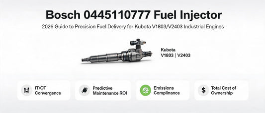 Bosch 0445110777 Fuel Injector: 2026 Guide to Precision Fuel Delivery for Kubota V1803/V2403 Industrial Engines