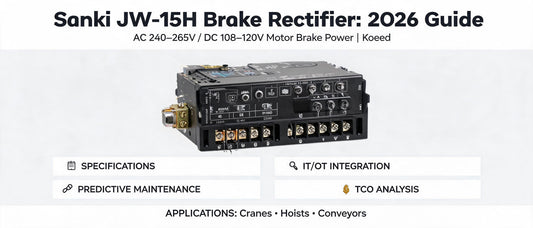 Sanki JW-15H Brake Rectifier: 2026 Guide to AC 240–265V / DC 108–120V Motor Brake Power | Koeed