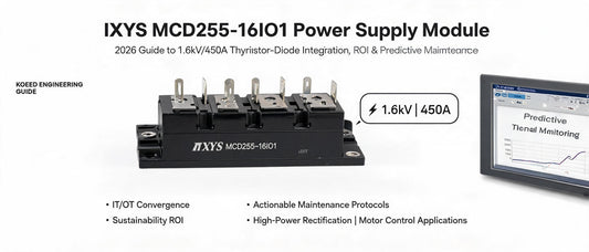 IXYS MCD255-16IO1 Power Supply Module: 2026 Guide to 1.6kV/450A Thyristor-Diode Integration, ROI & Predictive Maintenance