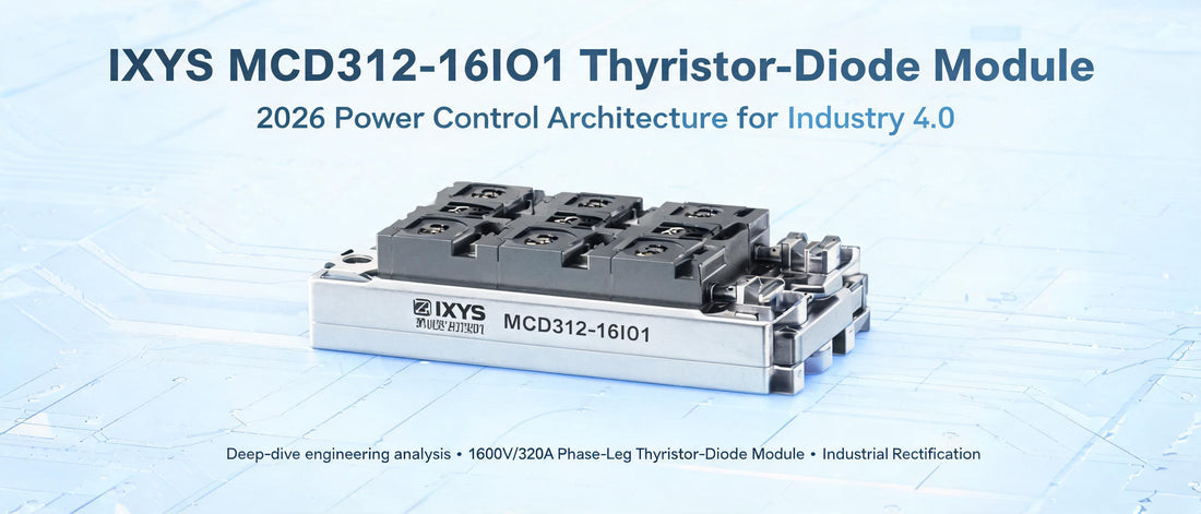 IXYS MCD312-16IO1 Thyristor-Diode Module: 2026 Power Control Architecture for Industry 4.0