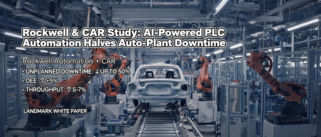 Rockwell & CAR Study: AI-Powered PLC Automation Halves Auto-Plant Downtime