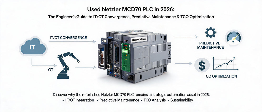 Used Netzler MCD70 PLC in 2026: The Engineer's Guide to IT/OT Convergence, Predictive Maintenance & TCO Optimization