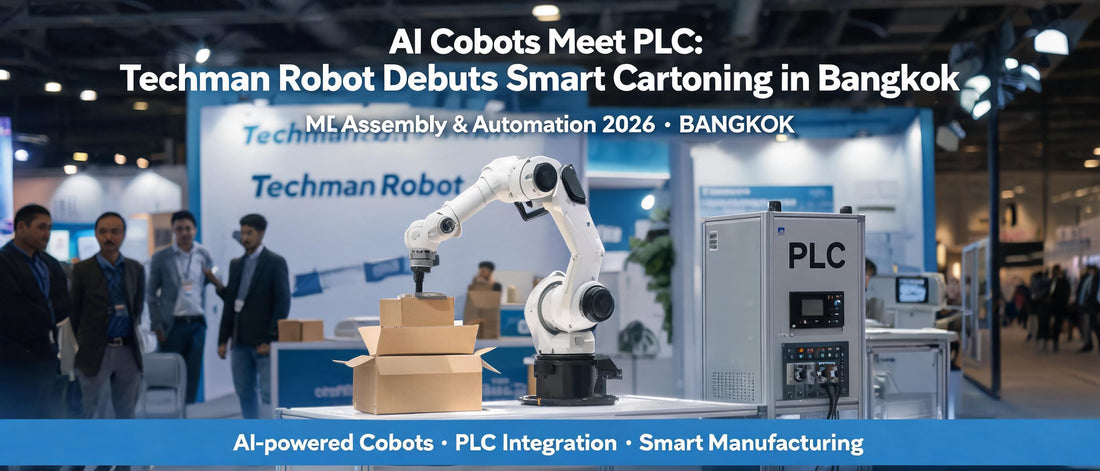 AI Cobots Meet PLC: Techman Robot Debuts Smart Cartoning in Bangkok