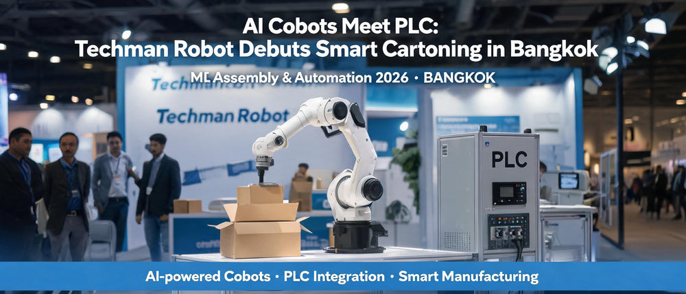 AI Cobots Meet PLC: Techman Robot Debuts Smart Cartoning in Bangkok