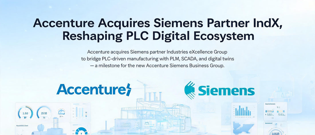 Accenture Acquires Siemens Partner IndX, Reshaping PLC Digital Ecosystem