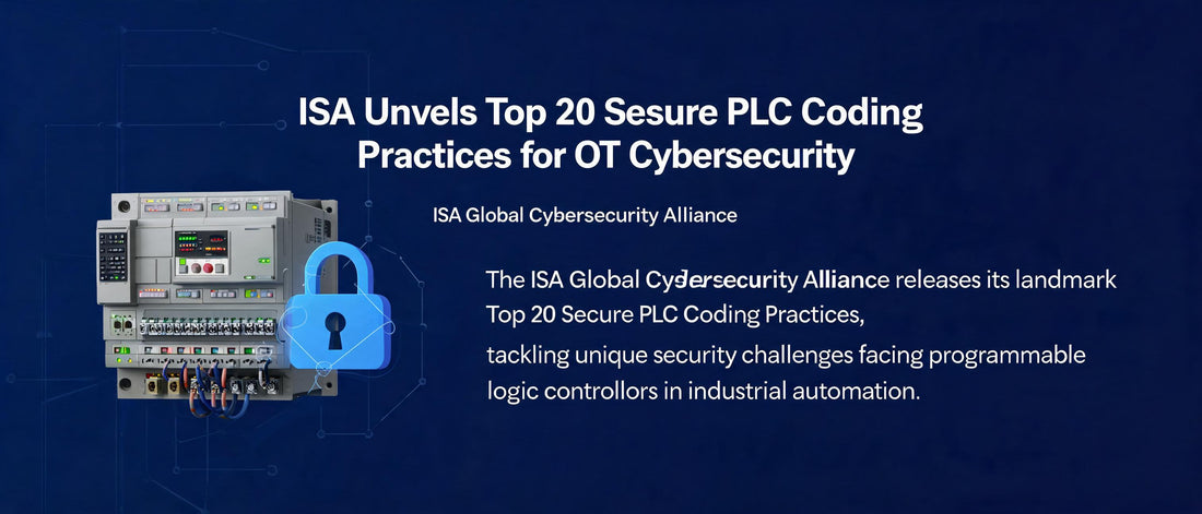 ISA Unveils Top 20 Secure PLC Coding Practices for OT Cybersecurity