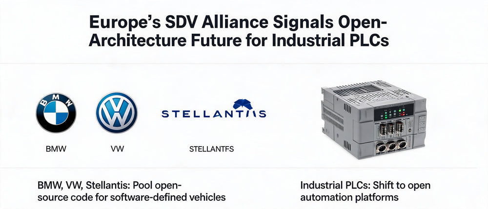 Europe's SDV Alliance Signals Open-Architecture Future for Industrial PLCs