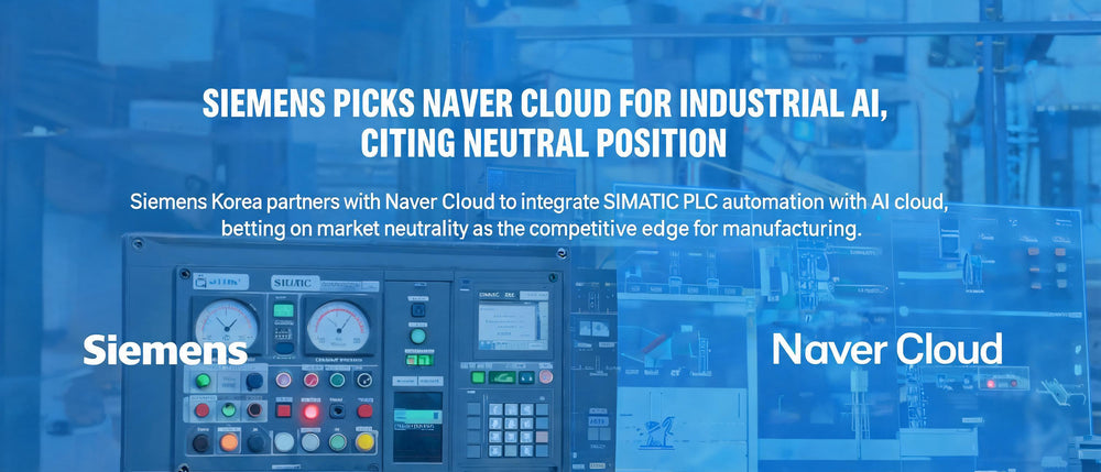 Siemens Picks Naver Cloud for Industrial AI, Citing Neutral Position
