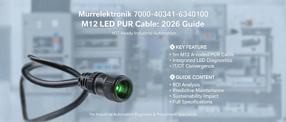 Murrelektronik 7000-40341-6340100 M12 LED PUR Cable: 2026 Guide to Smart Meter Cables for IIoT-Ready Industrial Automation