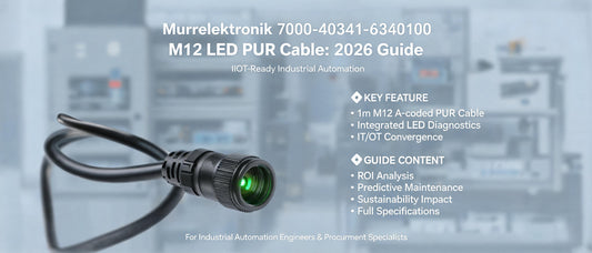 Murrelektronik 7000-40341-6340100 M12 LED PUR Cable: 2026 Guide to Smart Meter Cables for IIoT-Ready Industrial Automation