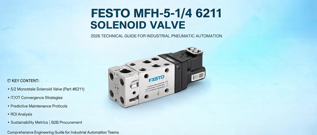 Festo MFH-5-1/4 6211 Solenoid Valve: 2026 Technical Guide for Industrial Pneumatic Automation
