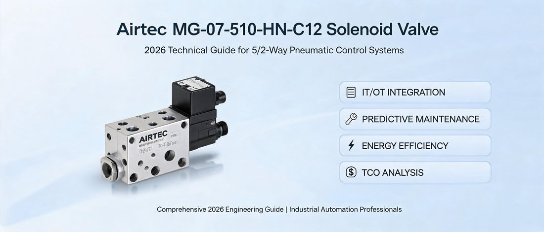 Airtec MG-07-510-HN-C12 Solenoid Valve: 2026 Technical Guide for 5/2-Way Pneumatic Control Systems