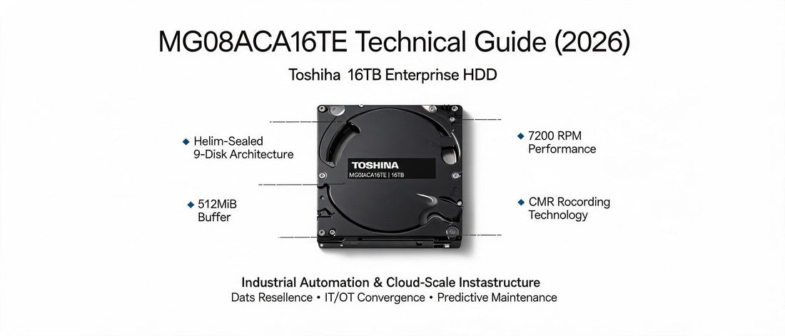 MG08ACA16TE Technical Guide (2026): Toshiba 16TB Enterprise HDD for Industrial Automation & Cloud-Scale Infrastructure