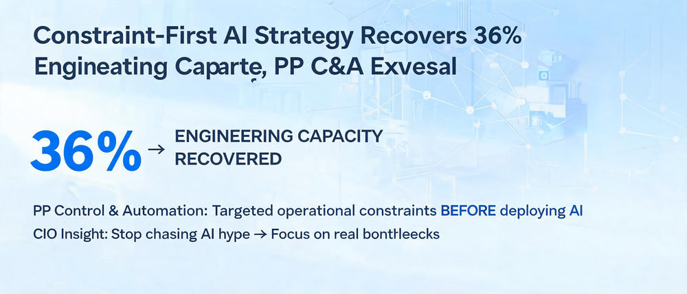 Constraint-First AI Strategy Recovers 36% Engineering Capacity, PP C&A Reveals