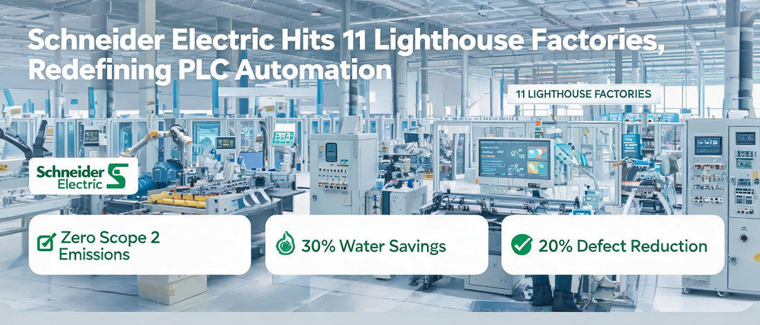 Schneider Electric Hits 11 Lighthouse Factories, Redefining PLC Automation