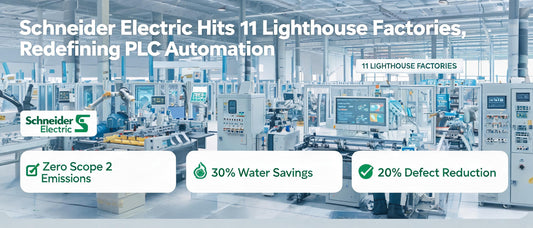 Schneider Electric Hits 11 Lighthouse Factories, Redefining PLC Automation