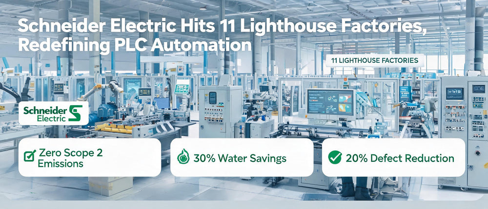 Schneider Electric Hits 11 Lighthouse Factories, Redefining PLC Automation