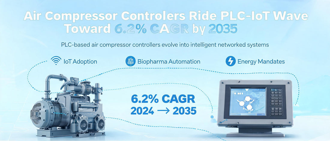 Air Compressor Controllers Ride PLC-IoT Wave Toward 6.2% CAGR by 2035