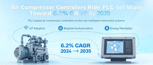 Air Compressor Controllers Ride PLC-IoT Wave Toward 6.2% CAGR by 2035