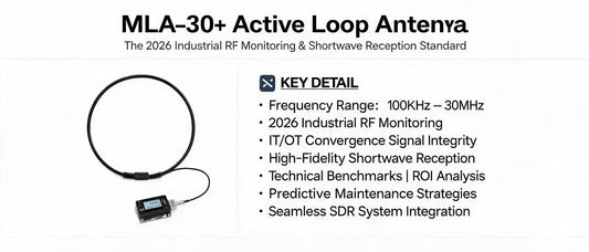 MLA-30+ Active Loop Antenna: The 2026 Industrial RF Monitoring & Shortwave Reception Standard