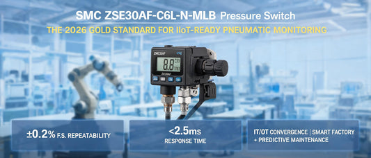 SMC ZSE30AF-C6L-N-MLB Pressure Switch: The 2026 Gold Standard for IIoT-Ready Pneumatic Monitoring