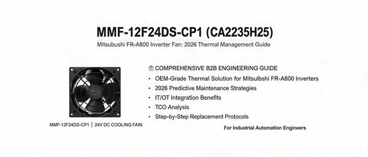 MMF-12F24DS-CP1 (CA2235H25) Mitsubishi FR-A800 Inverter Fan: 2026 Thermal Management Guide