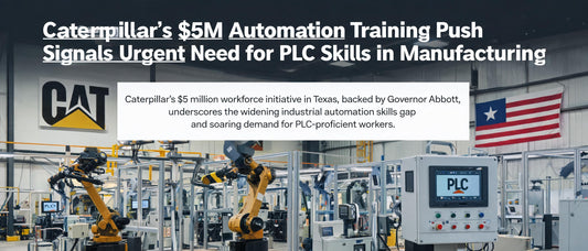 Caterpillar’s $5M Automation Training Push Signals Urgent Need for PLC Skills in Manufacturing