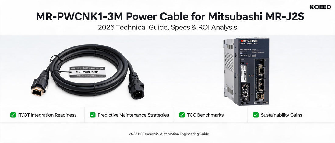 MR-PWCNK1-3M Power Cable for Mitsubishi MR-J2S: 2026 Technical Guide, Specs & ROI Analysis | Koeed