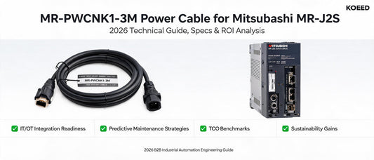 MR-PWCNK1-3M Power Cable for Mitsubishi MR-J2S: 2026 Technical Guide, Specs & ROI Analysis | Koeed