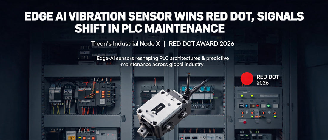 Edge AI Vibration Sensor Wins Red Dot, Signals Shift in PLC Maintenance