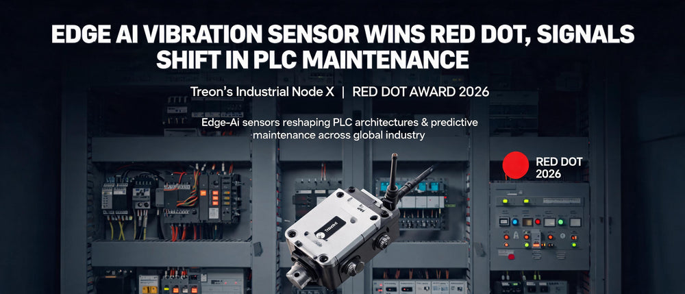 Edge AI Vibration Sensor Wins Red Dot, Signals Shift in PLC Maintenance