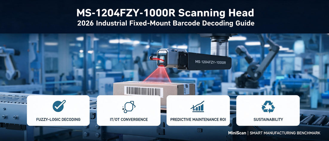 MS-1204FZY-1000R Scanning Head: 2026 Industrial Fixed-Mount Barcode Decoding Guide
