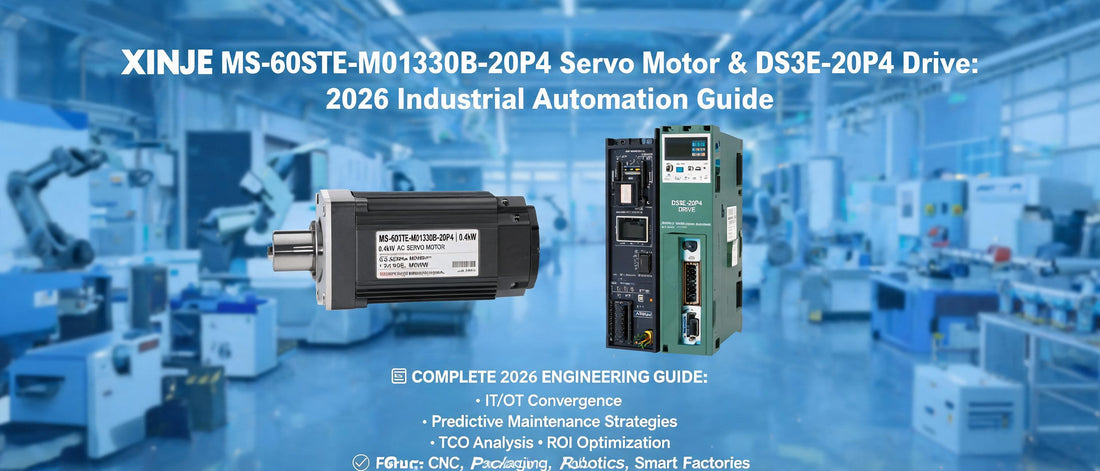 XINJE MS-60STE-M01330B-20P4 Servo Motor & DS3E-20P4 Drive: 2026 Industrial Automation Guide