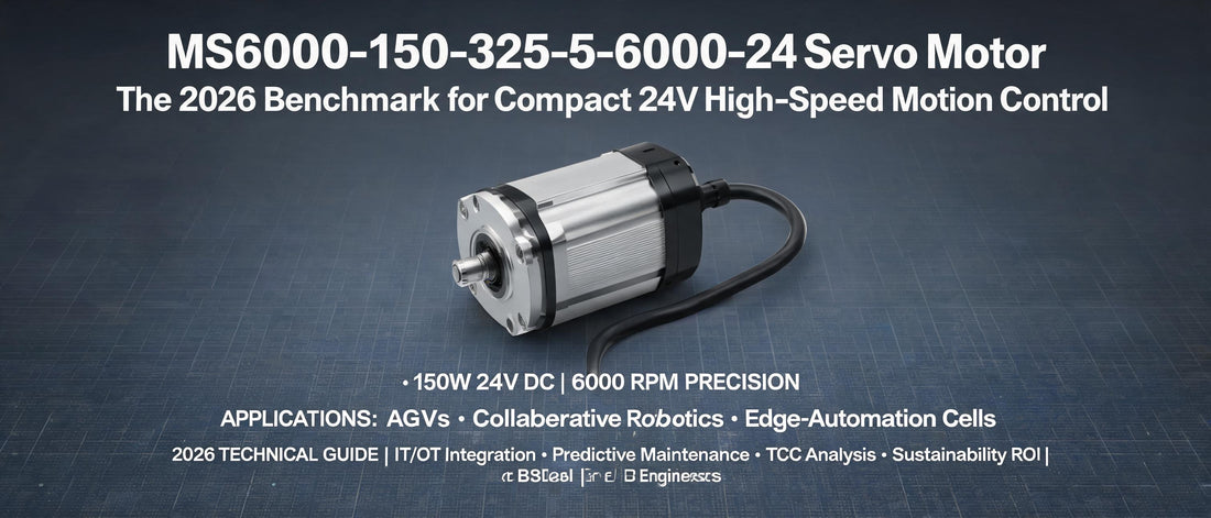 MS6000-150-325-5-6000-24 Servo Motor: The 2026 Benchmark for Compact 24V High-Speed Motion Control