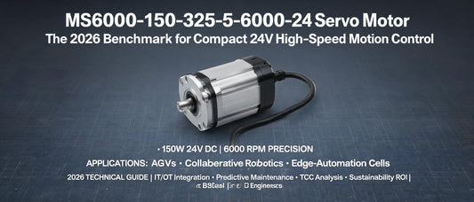 MS6000-150-325-5-6000-24 Servo Motor: The 2026 Benchmark for Compact 24V High-Speed Motion Control