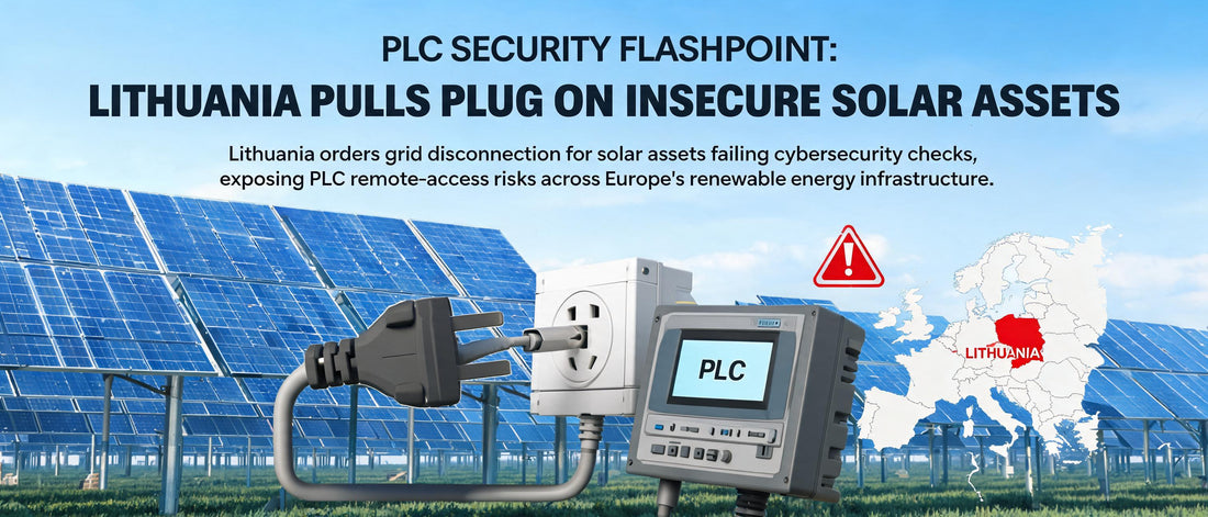 PLC Security Flashpoint: Lithuania Pulls Plug on Insecure Solar Assets