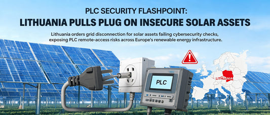 PLC Security Flashpoint: Lithuania Pulls Plug on Insecure Solar Assets