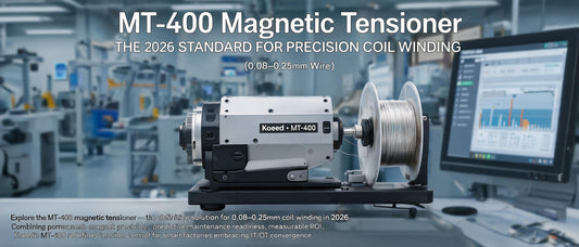 MT-400 Magnetic Tensioner: The 2026 Standard for Precision Coil Winding (0.08–0.25mm Wire)