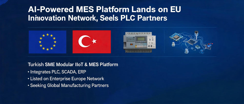 AI-Powered MES Platform Lands on EU Innovation Network, Seeks PLC Partners