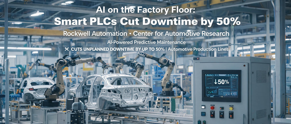 AI on the Factory Floor: Smart PLCs Cut Downtime by 50%